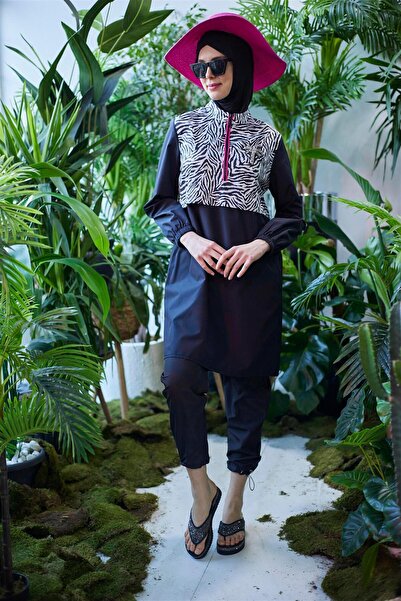 Moodbasic Μαγιό με σχέδιο ζέβρας