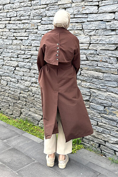 Ovn. Rüzgarlıklı Trençkot - Kahverengi