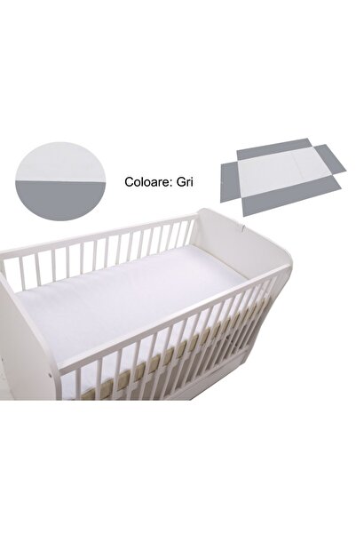 JollyMag Klups Fitted Sheet without Elastic Gray 120x60