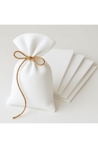 ALASEREN 100LÜ BEZ KESE 10×15CM Lavanta, Sabun,Kuruyemiş, Takı ÇOK AMAÇLI BEZ POŞET