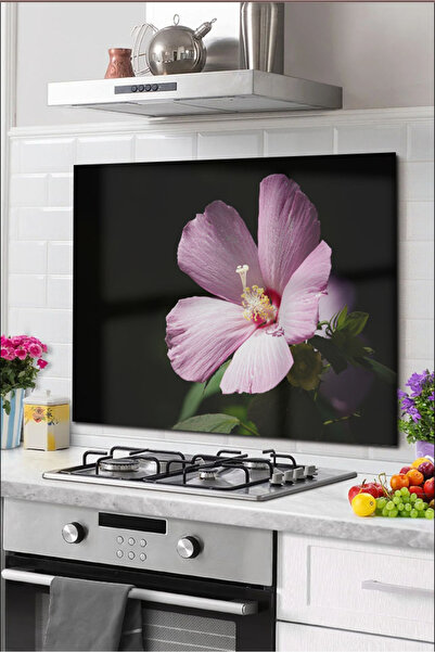 DreamHomes Защитна преграда за кухненска стъклена печка | Цветен мотив