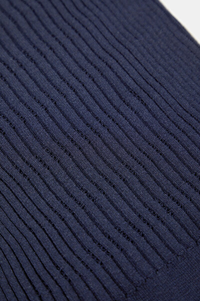 W Collection Navy Blue Short Sleeve Knitwear