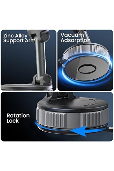 iOsuite Magnetic Car Phone Holder CH10, Black