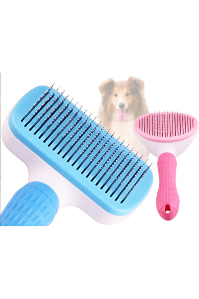 NEO Animal brush, Stainless steel, Quick cleaning, 19x10 cm, Blue