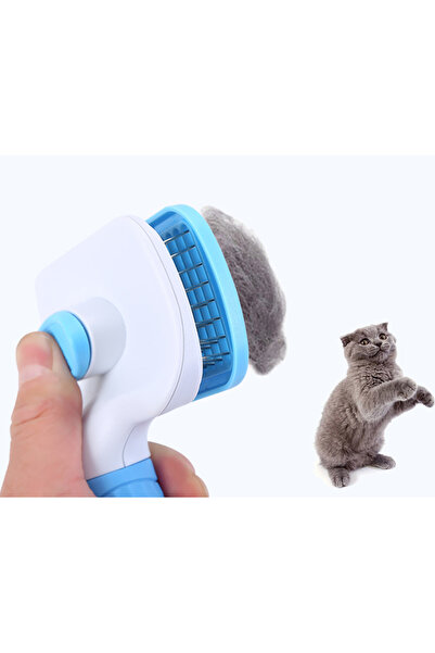 NEO Animal brush, Stainless steel, Quick cleaning, 19x10 cm, Blue