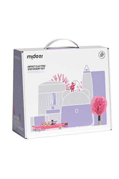 Mideer مجموعة أدوات مكتبية كهربائية - بنفسجي أرجواني
