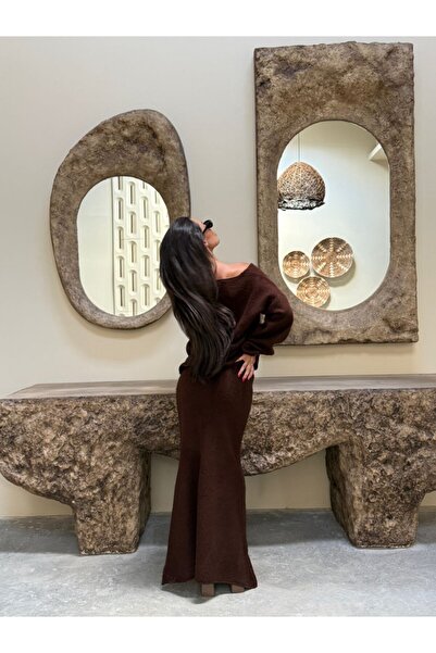 Cistern İstanbul Γυναικεία Πλεκτά Πουλόβερ Φούστα Πλεκτά Διπλό Σετ