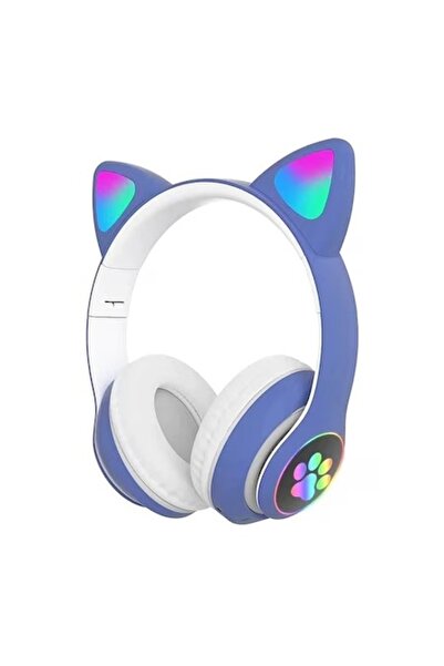 NEO Wireless Cat Ear Headphones, Neo™ Soundy® Foldable STN-28 Blue