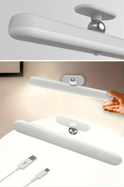 sonx Dokunmatik USB İle Şarj Olabilen 27 cm Led Aydınlatma Makyaj Aynası Işığı