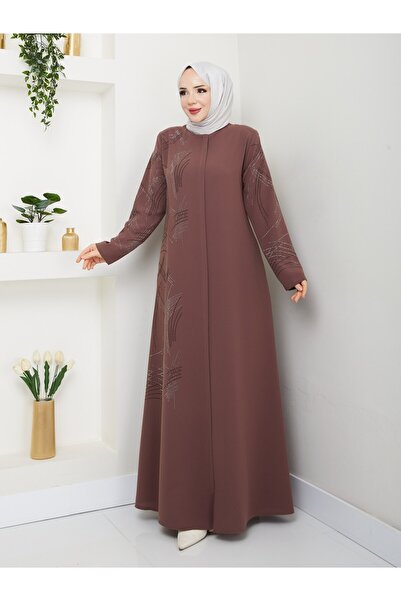 AKNER SERPME TAŞLI ABİYE FERACE