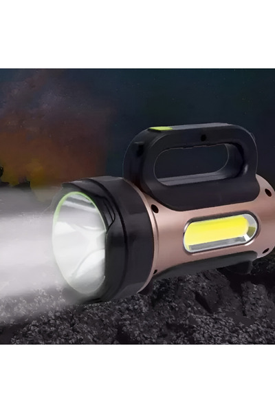 NEO Solar Flashlight, 30W, Front and Side LED, Lighting Range 500 m, Power 30 w, Strobe, Neo™