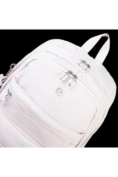 Nas Bag Unisex Large Size Multi-Eye Lightweight Backpack Beige