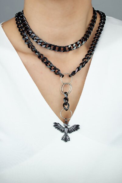 Liveyn Design Anka Kuş Figürlü Kolye