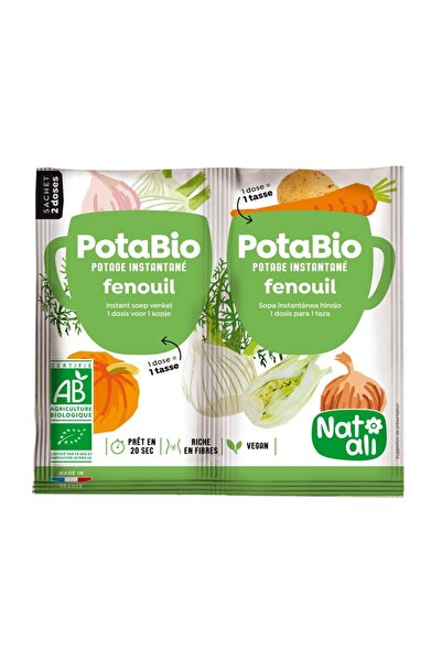 JollyMag Instant soup with fennel and vegetables, organic, 2x 8.5g, Nat-ali