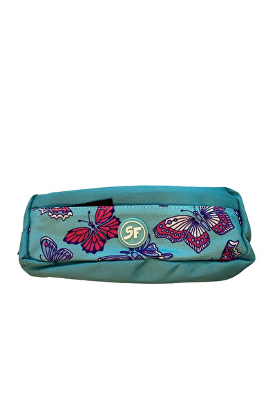 School Friendly Penar Etui Neechipat, School Friendly Albastru, 2 Fermoare, B...