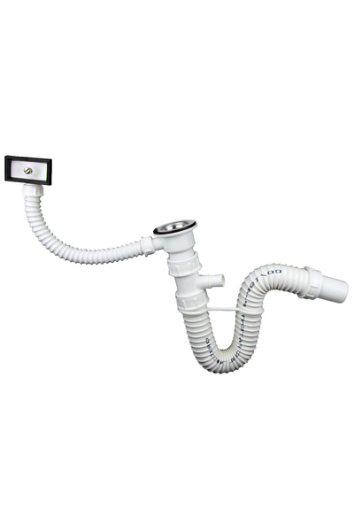 Evotools Sifon flexibil cu valvă Rac.MS și preaplin Texo 40/50 mm 62 mm