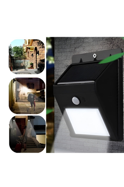 NEO Solar Wall Lamp, with Motion and Light Sensor, 30 LEDs, Neo™