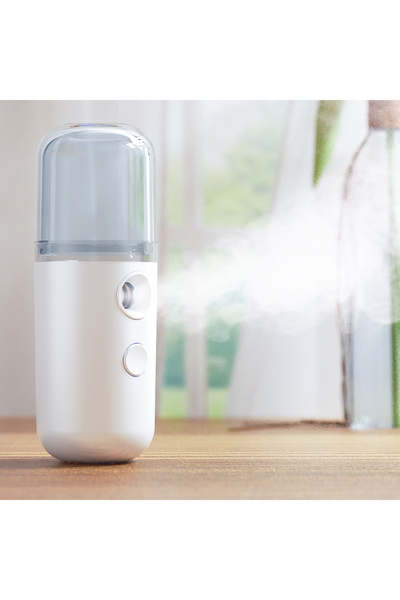NEO Facial Hydration Spray, Nano Ⅱ®, Sanitizing, Skin Cleansing, Cold Steam, USB Charging, 30 ml, White