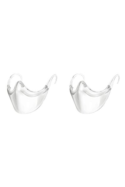 NEO Set of 2 Face masks, nose and mouth, Half, transparent, lightweight, disinfectable, reusable