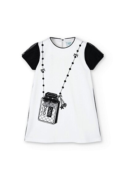 Boboli Black and White Dress, Chic Design