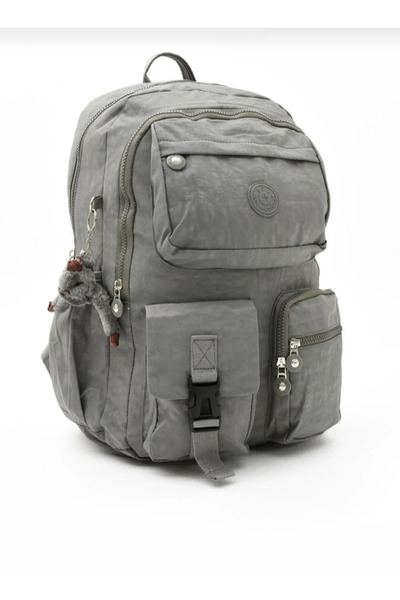eflanmoda Ultra-Light Multi-Pocket Waterproof Backpack Gray
