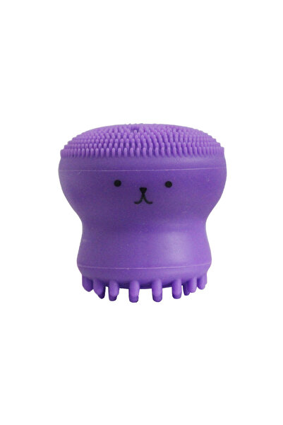 NEO Silicone facial cleansing and exfoliating device with absorbent sponge, opens pores and removes