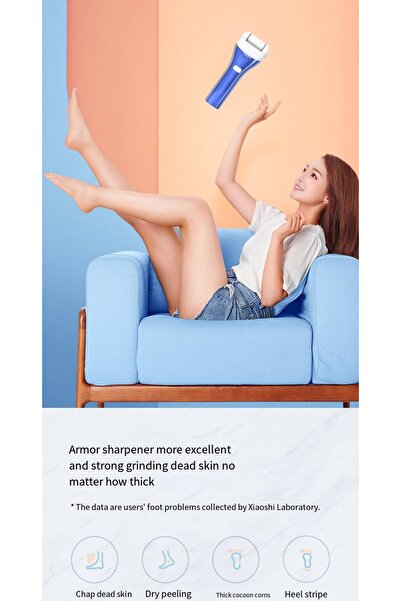 NEO Callus and dry skin removal device set Calus Neo™ Foot Polisher v623 MAT, with digital display