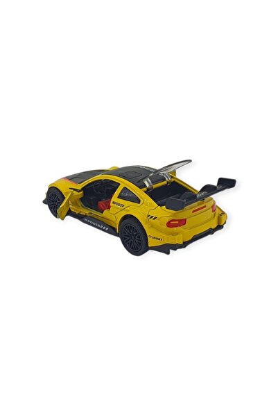 Vardem Pull and Drop Car Metal - 3672C - Yellow-Black