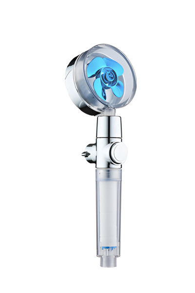 NEO Neo™ Pressure Shower Head, 360°, Built-in turbo, Adjustable pressure, Blue