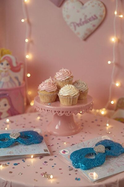 Cadde Süs قناع إيفا باباتيا اللامع باللون الأزرق 6 قطع