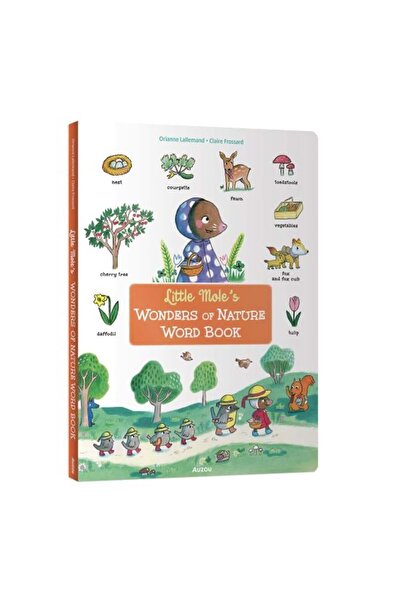 Auzou Books كتاب الكلمات عن عجائب الطبيعة من ليتل مولز