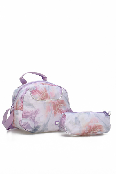 ELATAE Girl's 3-Piece Elementary School Bag Set School Bag & Thermal Lunch Bag & Pen Holder 1490