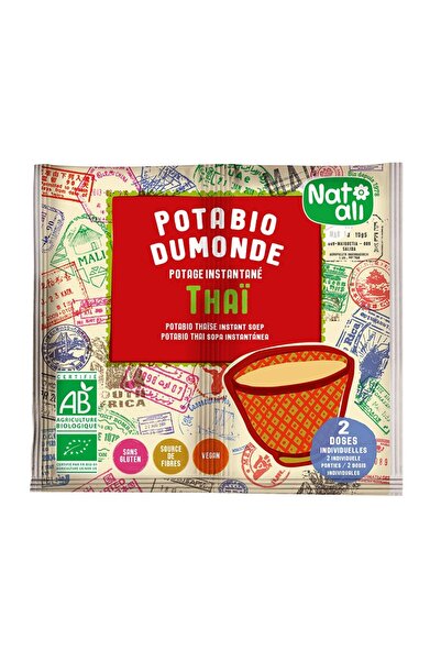 JollyMag Στιγμιαία σούπα ταϊλανδέζικου στιλ με λαχανικά, , 2x 8,5g, Nat-ali