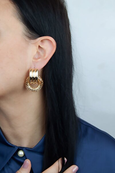 Liveyn Design أقراط مطلية بالذهب