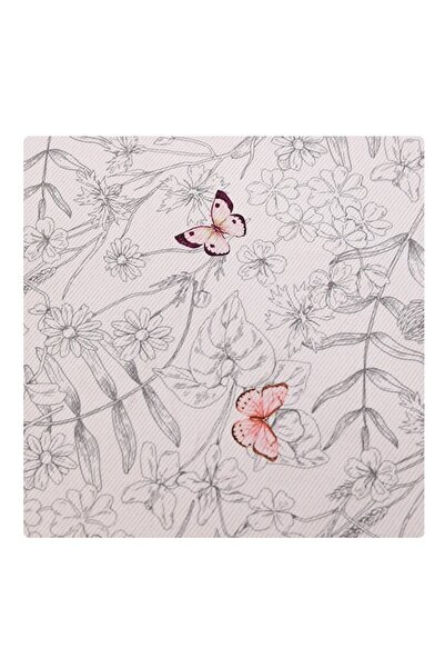 Flippy Storage Box, Flippy, 66L, Textile Material, 50 x 40 x 33 cm, for Clothes and Linens, Butterfly Patte