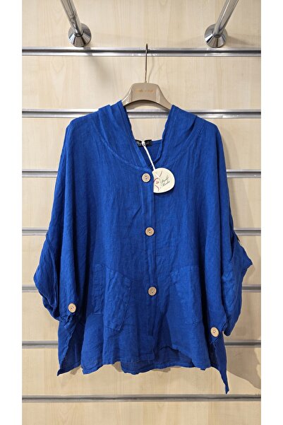 Park Moda İtalyan Kapüşonlu Keten Ceket