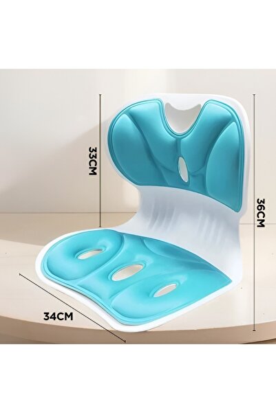 Flippy Chair Support, Flippy, Portable, Ergonomic, Pain Relief, Breathable, 36x34x33 cm, Size L, Green