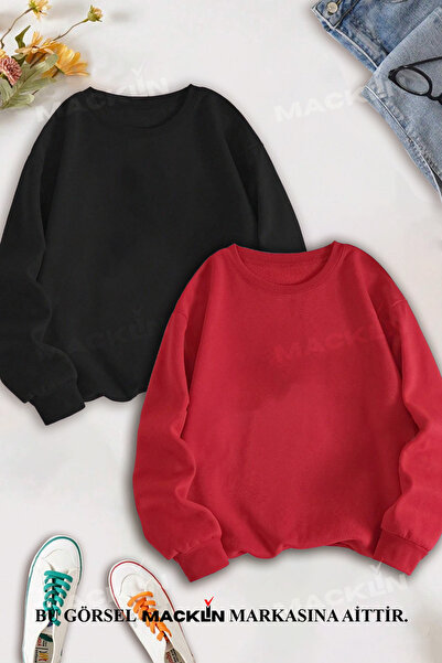 darkopia Dear Couple Combination Hello Kitty and Spidermn Printed Design Crew Neck Sweatshirt Set of 2