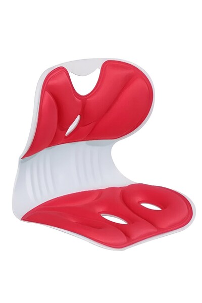 Flippy Seat Support - Posture Correction, Portable, Ergonomic, Breathable, 32x29x28 cm, S, Red