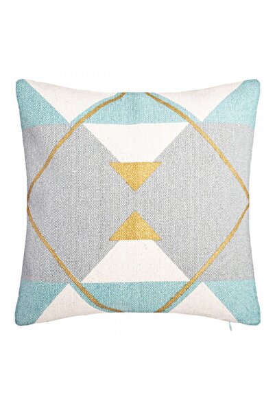 Atmosphera Créateur D'intérieur Față de pernă Geom Gold, bumbac, 40 x 40 cm