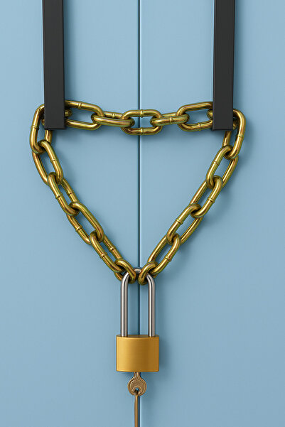 Vi Caro Chain Padlock Kyk Dormitory Cabinet Locking Chain Gym Military Cabinet Lock