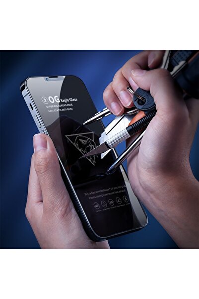 Flippy Tempered Glass Screen Protector for Apple iPhone 15 Pro Max – Super HD, Anti-static, Black