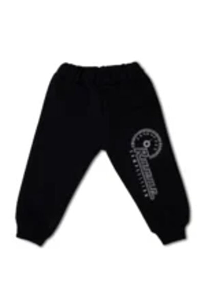 Mamboo Boys' Tracksuit with Dark Grey Hooded Sweatshirt and Racing Print