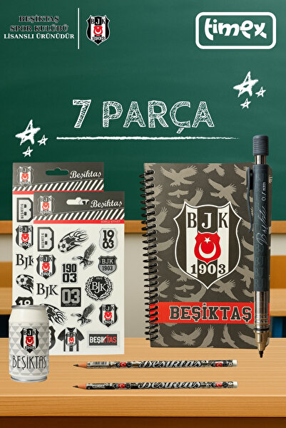 Beşiktaş TİMEX GLOBAL İLE LİSANSLI 7 PARÇA PREMİUM KIRTASİYE SETİ!