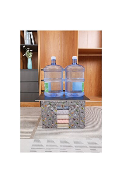 Flippy Storage Box Flippy, 66L, Textile Material, 50 x 40 x 33 cm, for Clothes and Linens, Butterfly Patter
