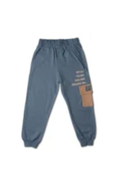 Mamboo Tracksuit for Boys with Hoodie and Pants - Blue