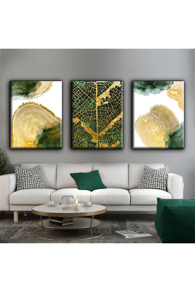 Harika bir ev TABLO MODERN CU MOTIVE PLANTARE 01 | TABLO PE Pânză FĂRĂ CADRU ...