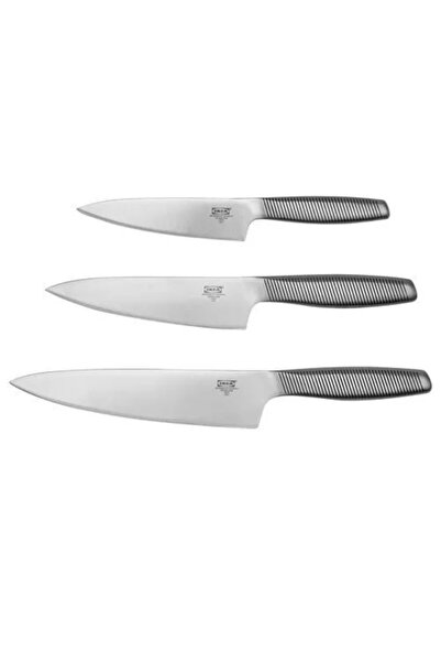 IKEA Premium Ürün Kaliteli Üretim Pratik Kullanışlı Kullanımı Kolay Şık 3 Parça Bıçak Seti 365+