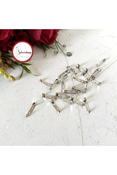 Gelincimherşey 25-парчен метална брошка 2,5 см