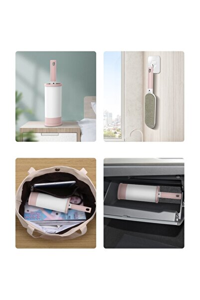 Flippy Electrostatic Brush 'Flippy' for Cleaning Hair/Lint from Clothes and Upholstery, Two-sided, Self-cle